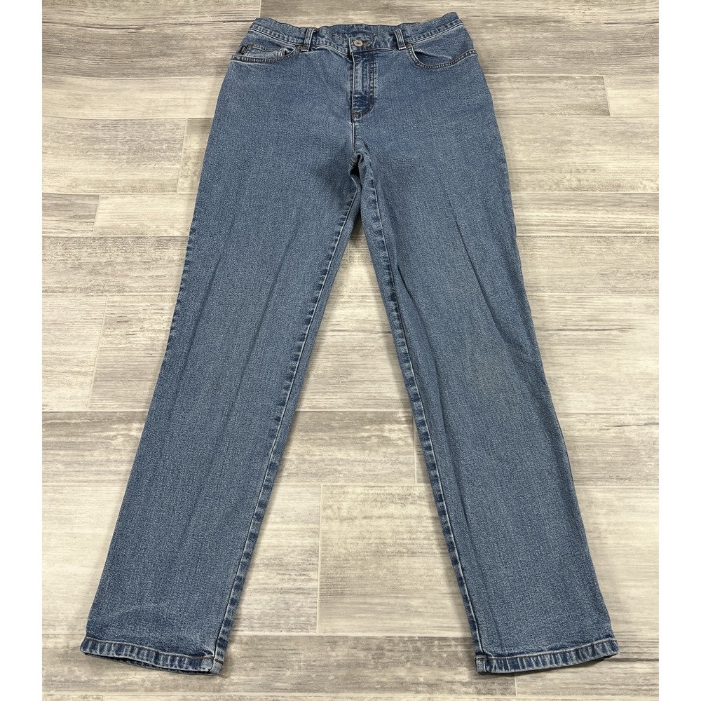 Lauren Jeans Co. Ralph Lauren Women's Blue Classic Straight Jeans Size 6 (29X30)